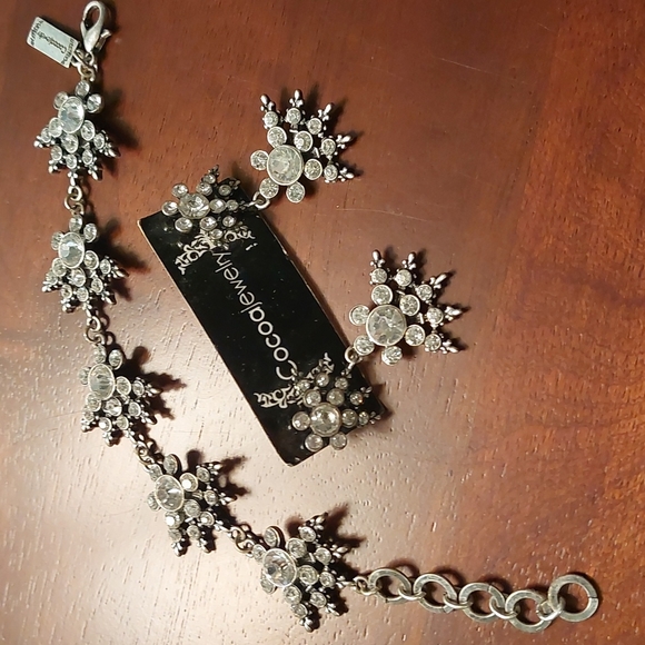 Cocoa Jewelry Antares crystal earrings and bracelet - Picture 1 of 2